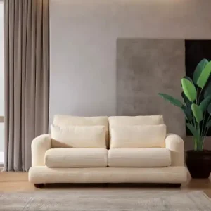Retur ușor Canapea 2 locuri Lamia Crem 205x85 cm