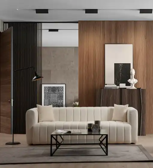 Canapea 3 locuri Sana Crem 230x80 cm Preț mic