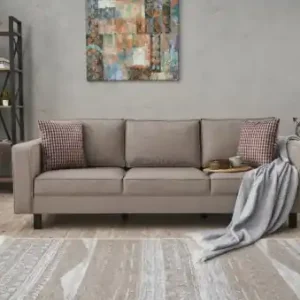 Canapea 3 locuri Budur Gri 223x52 cm Discount
