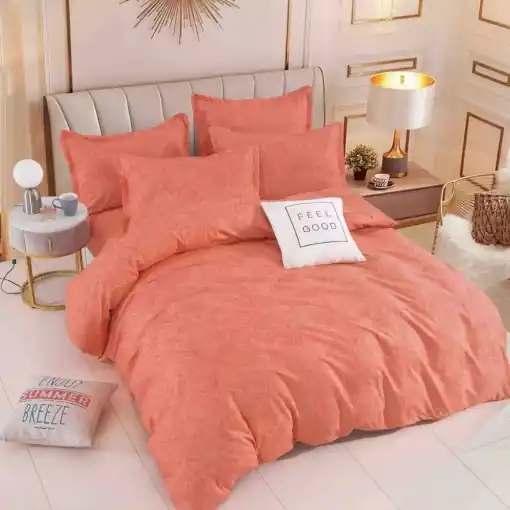 Comandă acum Lenjerie Flowers Orange 6 Piese (Finet)