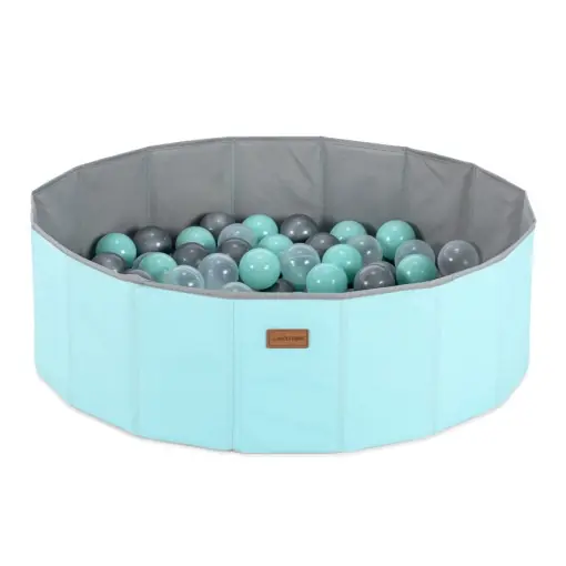 Preț redus Piscina de bile pliabila Havuzu 90 Menta 80x80x26 cm