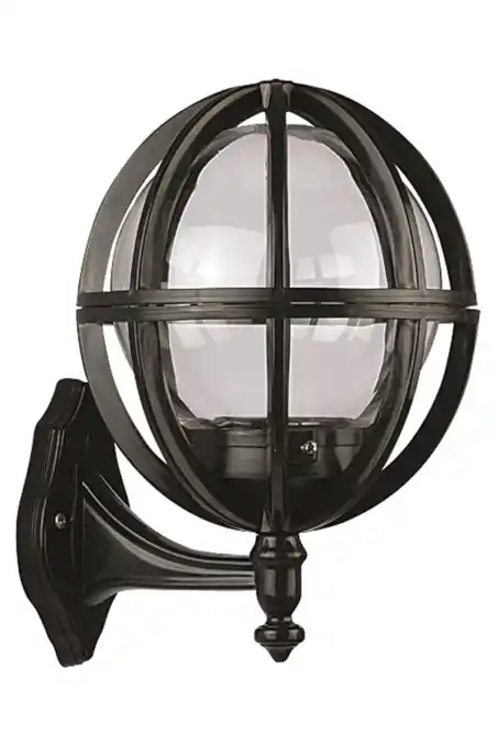 Livrare expres Aplica de perete exterior M1 Negru 28x23 cm