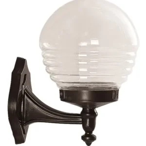 Disponibil imediat Aplica de perete exterior M2 Negru 25x20 cm