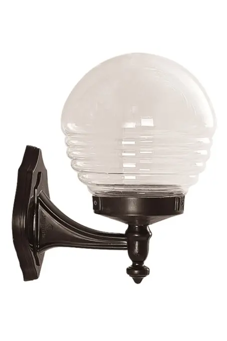 Disponibil imediat Aplica de perete exterior M2 Negru 25x20 cm