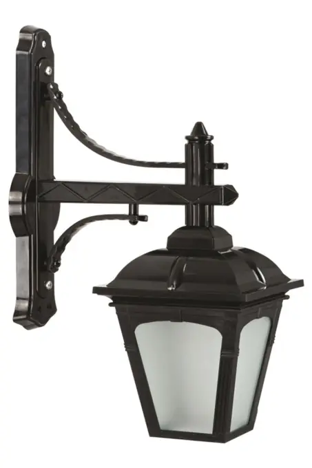 Aplica de perete exterior M2 Negru 40x20 cm Plată securizată