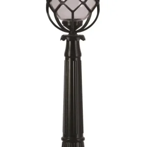 Lampadar de exterior Baraka Negru 110x35 cm Ofertă de sezon