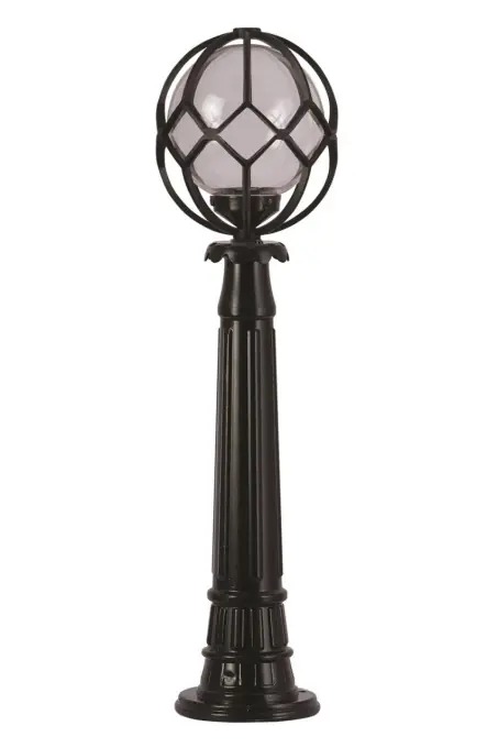Lampadar de exterior Baraka Negru 110x35 cm Ofertă de sezon