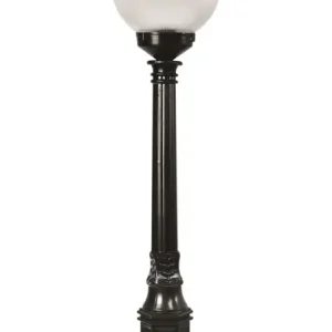 Lampadar de exterior M4B Negru 90x25 cm Plată sigură