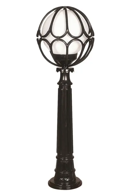 Lampadar de exterior M8BOP Negru 100x30 cm Reducere