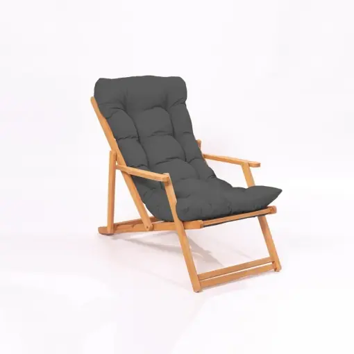 Scaun de gradina My008 Gri 66x110x48 cm Doar azi