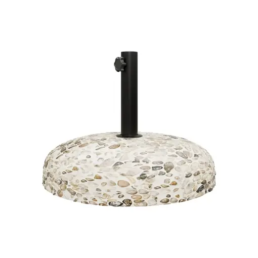 Disponibil imediat Baza pentru umbrela, Model Cobble, ciment, D50 cm