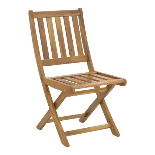 Preferatul clienților Scaun de exterior, Model Elijie, culoare natural, lemn masiv de salcam, 45x62x90 cm