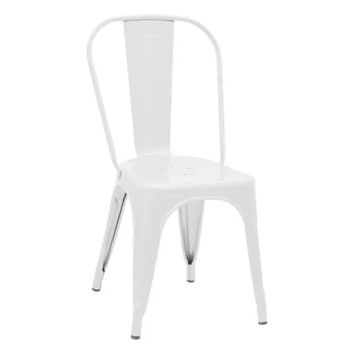 Scaun de grădină Utopia Alb 44x44x85 cm Ofertă exclusivă