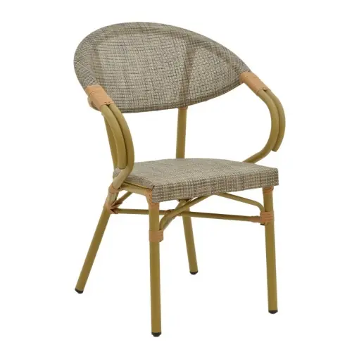 Plată sigură Scaun de grădină Isaia Gri 57x57x83 cm