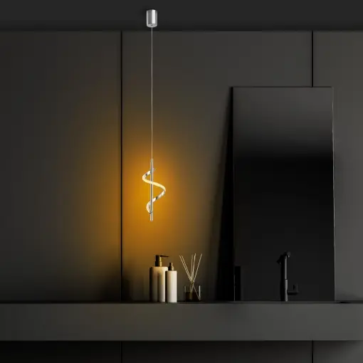 Lustra Likma Argintiu 16x50-100x16 cm Preferatul clienților