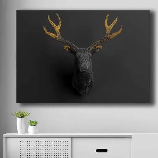 Tablou 70100NISC Auriu 70x100 cm Cumpărături sigure