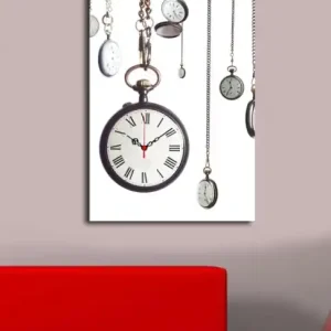Expediere rapidă Ceas de perete decorativ din pânză 5070CS Multicolor 45x70 cm
