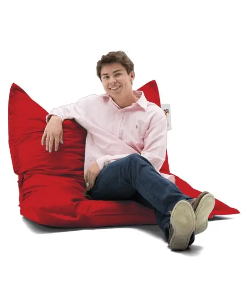 Mai ieftin Fotoliu puf de gradina Cushion Rosu 100x100x20 cm