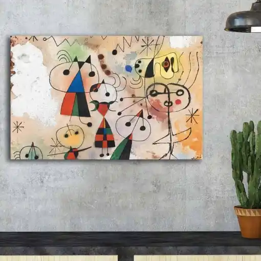 Calitate înaltă Tablou FAMOUSART Multicolor 45x70 cm