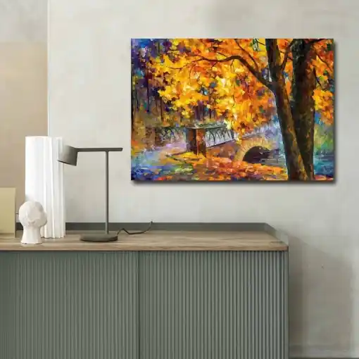 Mai ieftin Tablou Rainbow Canvas Multicolor 70x100x3 cm