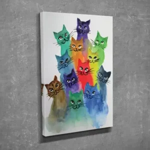 Tablou DC166 Multicolor 30x40x3 cm Mai ieftin