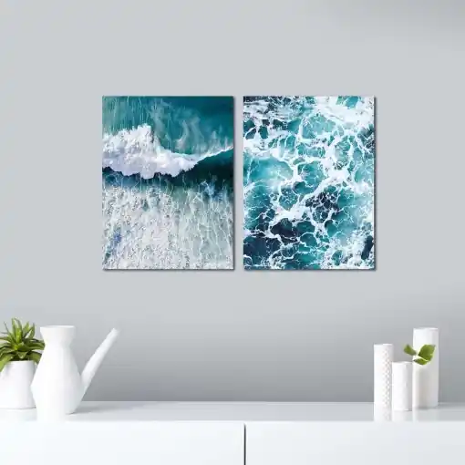 Tablou, 2 bucati Argenti Floraiventra Multicolor 30x40 cm Noutate