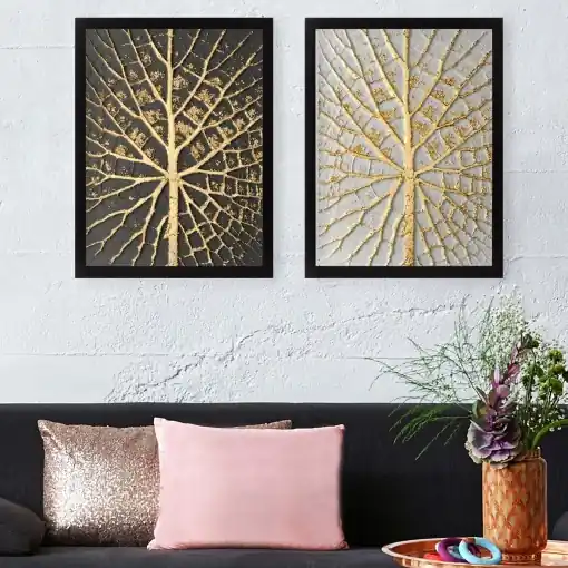 Tablou, 2 bucati SET Multicolor 34x44 cm Popular