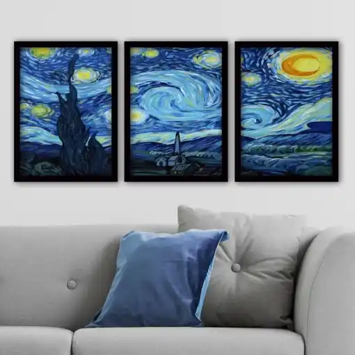 Ofertă exclusivă Tablou, 3 bucati 3SC190 Multicolor 35x45 cm