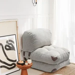 Popular Fotoliu extensibil Fold Gri 160x80x70 cm
