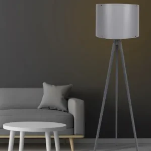 Lampadar 111 Gri 25x38x145 cm Retur ușor