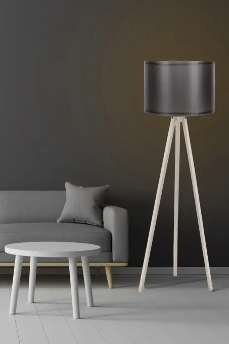 Lampadar 119 Negru 25x38x145 cm Comandă acum