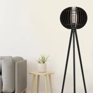 Preț promoțional Lampadar 192 Negru 33x36x145 cm