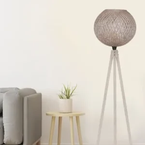 Lampadar 194 Crem 34x38x120 cm Preț promoțional