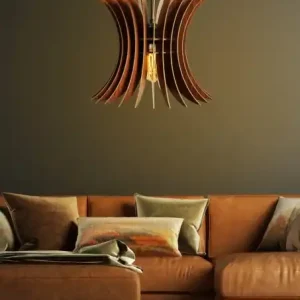 Calitate înaltă Lustra 144 Nuc 35x65 cm