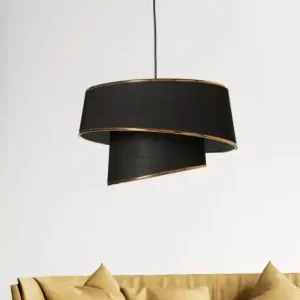 Disponibil imediat Lustra Barette Auriu 32x32x70 cm