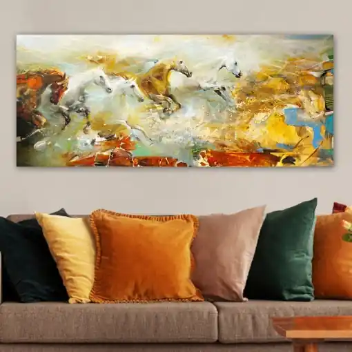 Tablou Cascade Sky Multicolor 50x120 cm Comandă acum