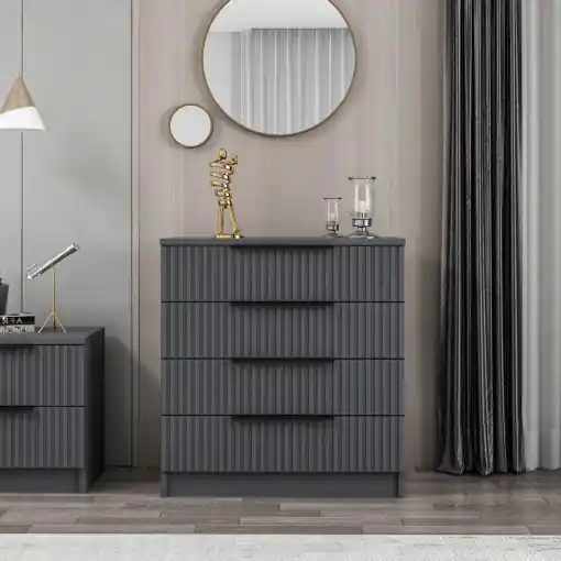 Noutate Comoda Model Kale, Antracit, 72x42x77 cm