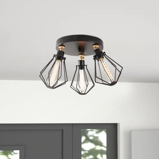 Lustra Oylat Negru 56x31 cm Cumpără acum