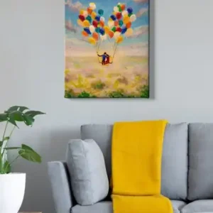 Ofertă limitată Tablou Kanvas Multicolor 50x70x3 cm