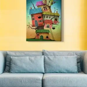 Tablou Kanvas Multicolor 50x70x3 cm Reducere