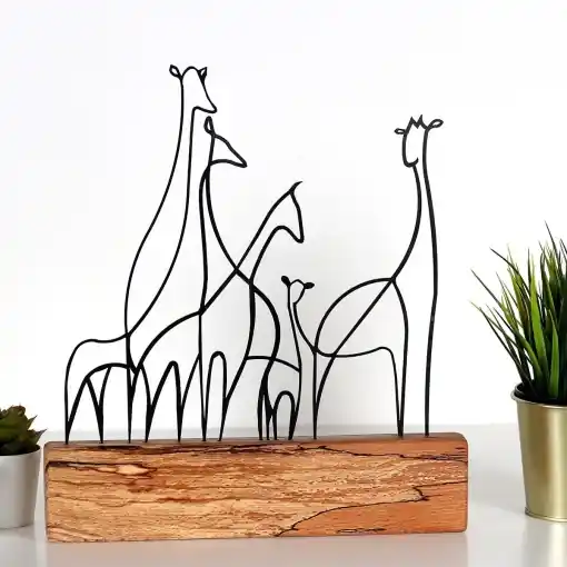 Reducere de preț Obiect decorativ M Negru 30x35x3.5 cm
