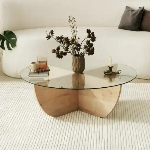 Comandă acum Măsuţă de cafea Lily Stejar 90x30x90 cm