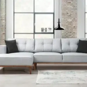 Retur gratuit Coltar extensibil Montana Gri deschis 288x160x85 cm