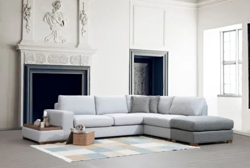 Colțar Loop Gri 246x308x85 cm Bestseller
