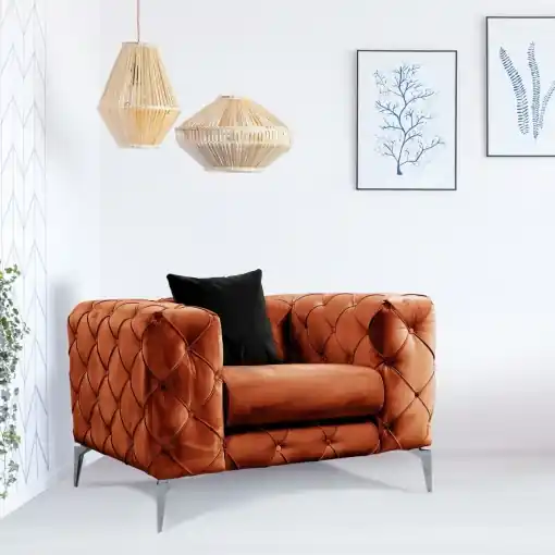 Fotoliu Como Portocaliu 108x70x90 cm Reduceri