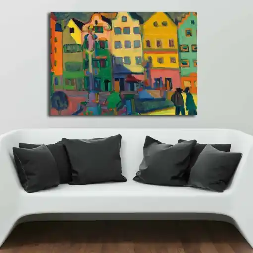 Tablou Cromea Atlas Multicolor 70x100 cm Ieftin