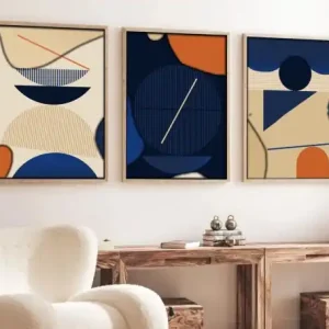 Tablou, 3 bucati Huhu101 Multicolor 50x70 cm Ofertă exclusivă