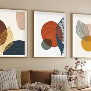 Promoție Tablou, 3 bucati Huhu209 Multicolor 50x70 cm