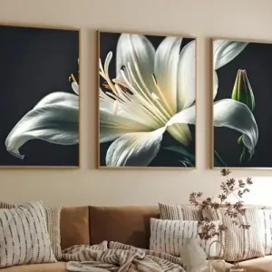 Chilipir Tablou, 3 bucati Huhu224 Multicolor 50x70 cm