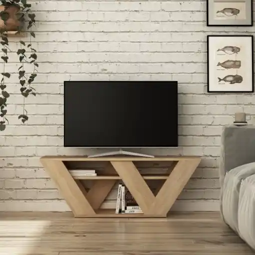 Ofertă specială Consola TV Pipralla Stejar 110x40x30 cm